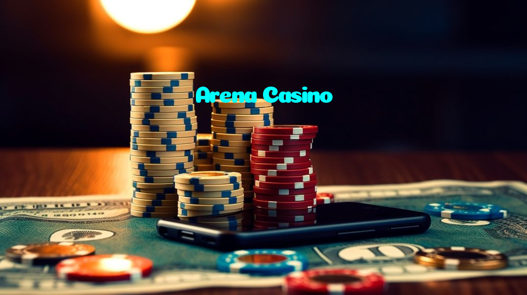 Arena Casino casino presented on mobile device in Pakistan with slots and live games