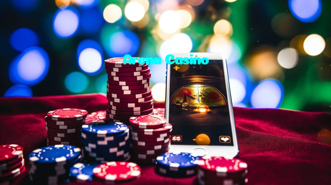 Arena Casino casino presented on mobile device in Pakistan with slots and live games